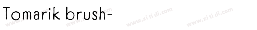 Tomarik brush字体转换